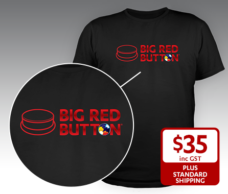 Big Red Button Logo T-Shirt product image