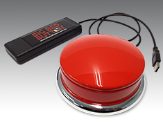 Dimensions. Image of Big Red Button and USB BaseStation